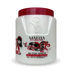 | M-Tox White Hair Treatment | Reduce Volume & Frizz | Ojon   Ketanin   Macadamia | Intensive Hydration and Shine | 1000 gr / 35.2 oz.