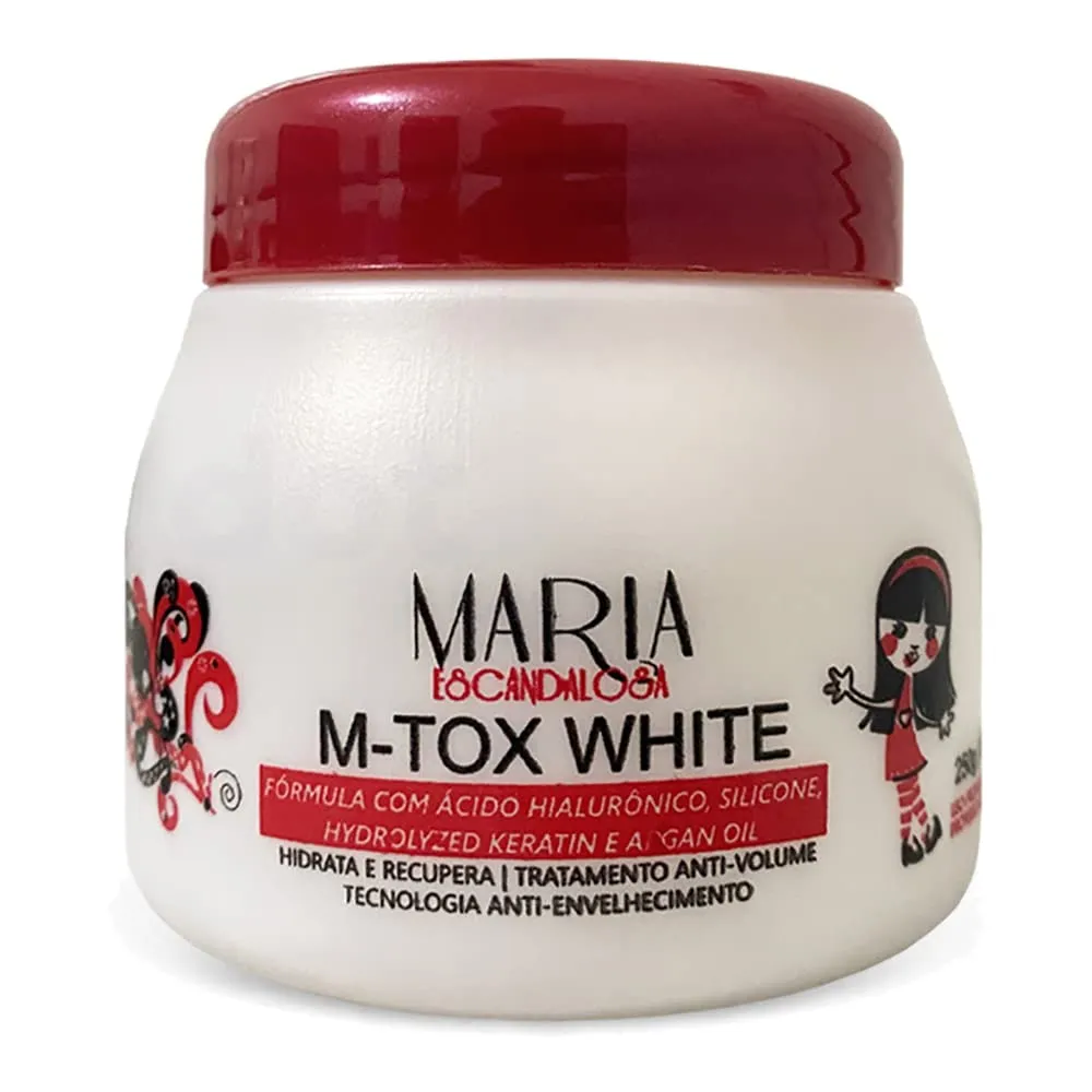 | M-Tox White Hair Treatment | Reduce Volume & Frizz | Ojon   Ketanin   Macadamia | Intensive Hydration and Shine | 250 gr / 8.81 oz.