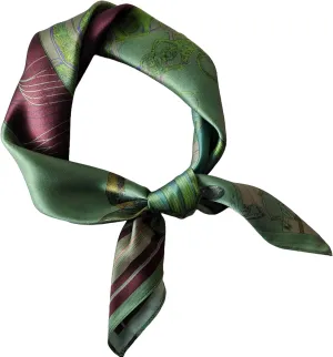 100% Mulberry Square Silk Scarf - Neckerchief Headscarf Gift Packed - 27" x 27"
