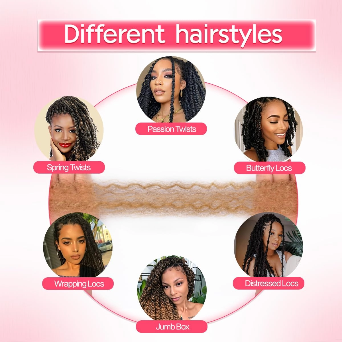 12 Inch Pre Separated Cuban Twist Hair 8Packs Spring Twist Hair for Butterfly Soft Synthetic Marley Twist Braiding Hair For Women (12 Inch,8Pack,#27)