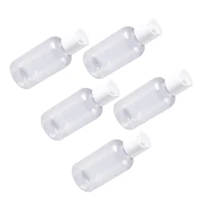 15pcs Refillable Travel Bottles Press Type Containers for Shampoo Lotion Cream for Business Trips Outdoor Activities and Packing Luggage Random Color
