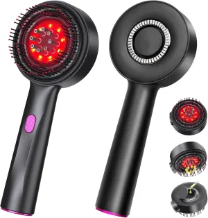 2 in 1 Scalp Massaging Brush,Hair Oil Applicator Scalp Massager,IPX7 Waterproof Oil Dispenser for Hair,Deep Massage at Home for Muscle Relax