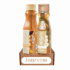 2 Pack para Cabellos Milagros Hair Tratamiento de Frutas [500ml]  Shampoo herbal Milagro Herbal [450ml] Hair Mask Hair Care Colombia Crecimiento y Anticaida Capilar