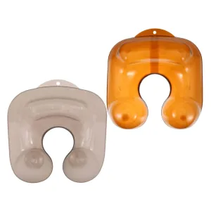 2pcs Hairdressing Neck Tray for Salon Use Durable Plastic Shoulder Protector Capacity Shampoo Bowl for Hair Stylist Versatile Hair Washing Tool