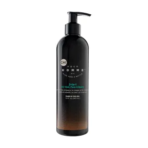 3-in-1 Cleansing & Moisturizing Hair, Face & Body Wash, Made With Aloe Vera & Nettle, Fresh, Woody Scent, Sulfate-Free, 11.5 oz