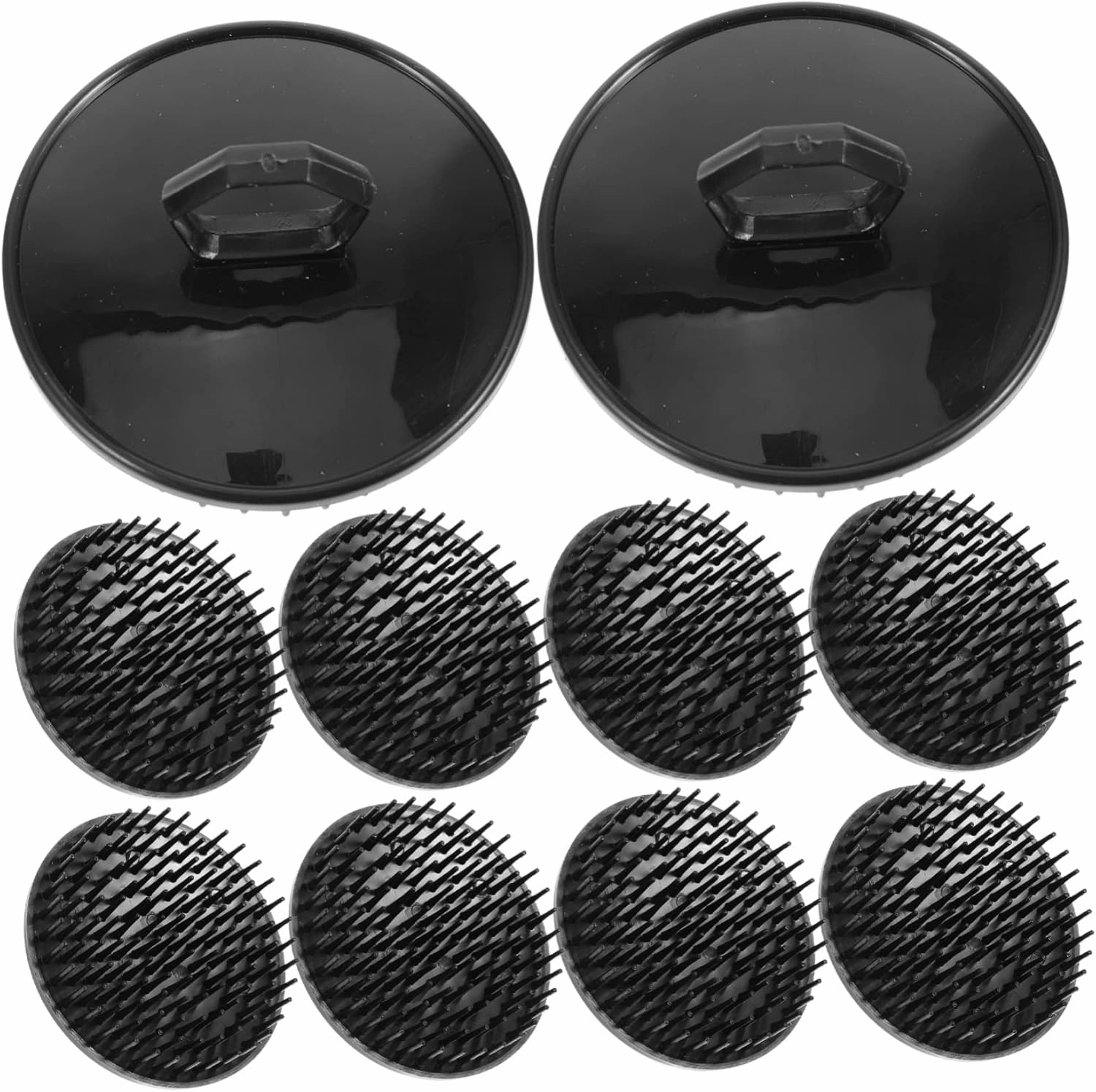 40 Pcs Shampoo Brush Hair Wash Comb Body Scrubbers for Use in Shower Hair Exfoliate Scrub for Scalp Head Massager for Hair Scalp Scrubber for Dandruff Scalp Brush Scalp Massager