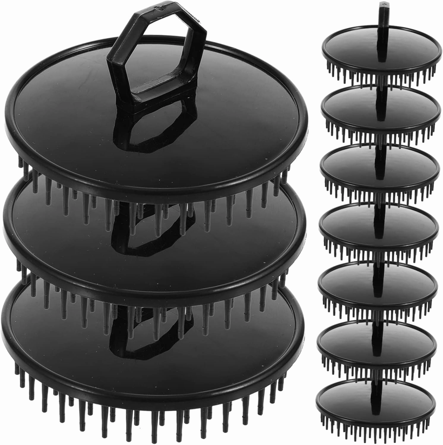 40 Pcs Shampoo Brush Hair Wash Comb Body Scrubbers for Use in Shower Hair Exfoliate Scrub for Scalp Head Massager for Hair Scalp Scrubber for Dandruff Scalp Brush Scalp Massager