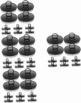 40 Pcs Shampoo Brush Hair Wash Comb Body Scrubbers for Use in Shower Hair Exfoliate Scrub for Scalp Head Massager for Hair Scalp Scrubber for Dandruff Scalp Brush Scalp Massager