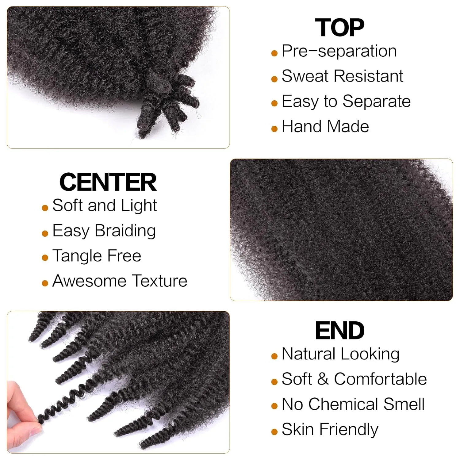 8 Inch Springy Afro Twist Hair 8 Packs Marley Twist Braiding Hair For Mini Twist Synthetic Soft Locs Afro Kinky Curly Braiding Hair Extensions Cuban Twist Hair(8 Inch,8Pack,2#)