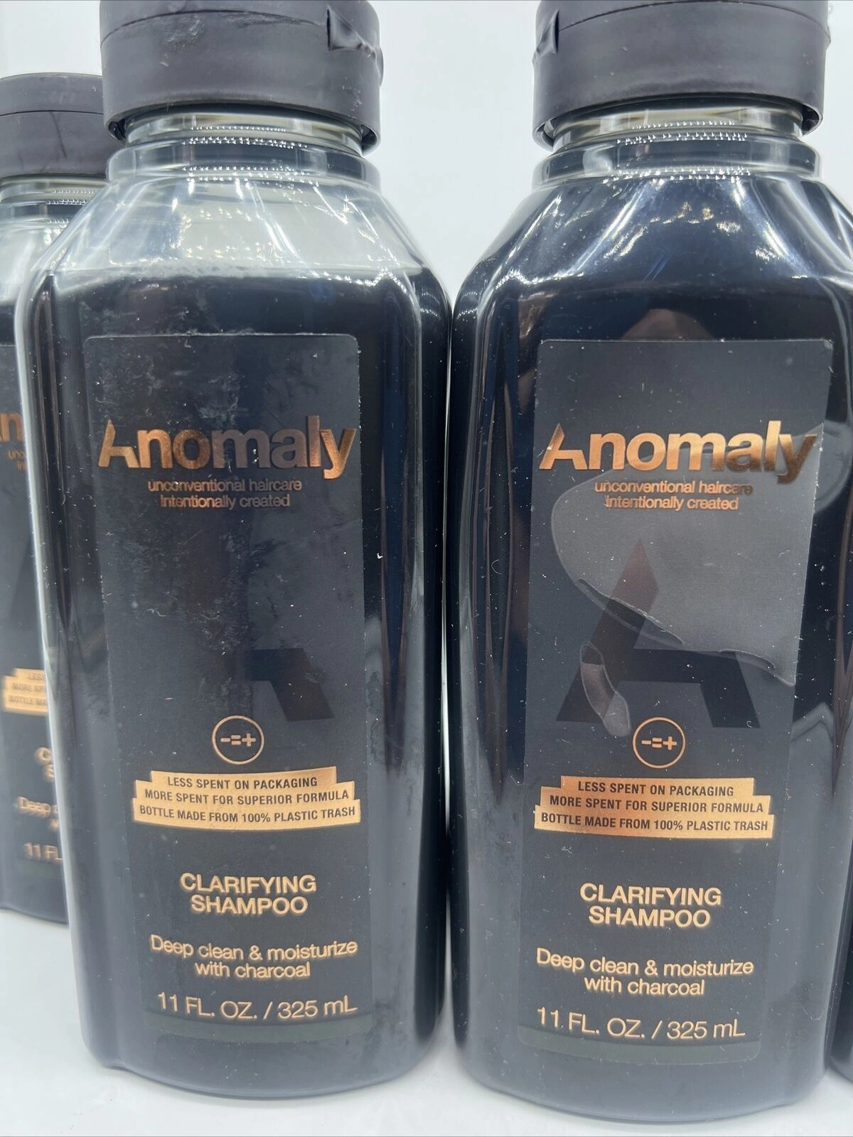 (5) Anomaly Clarifying Shampoo Deep Clean Moisturize Eucalyptus Charcoal 11oz
