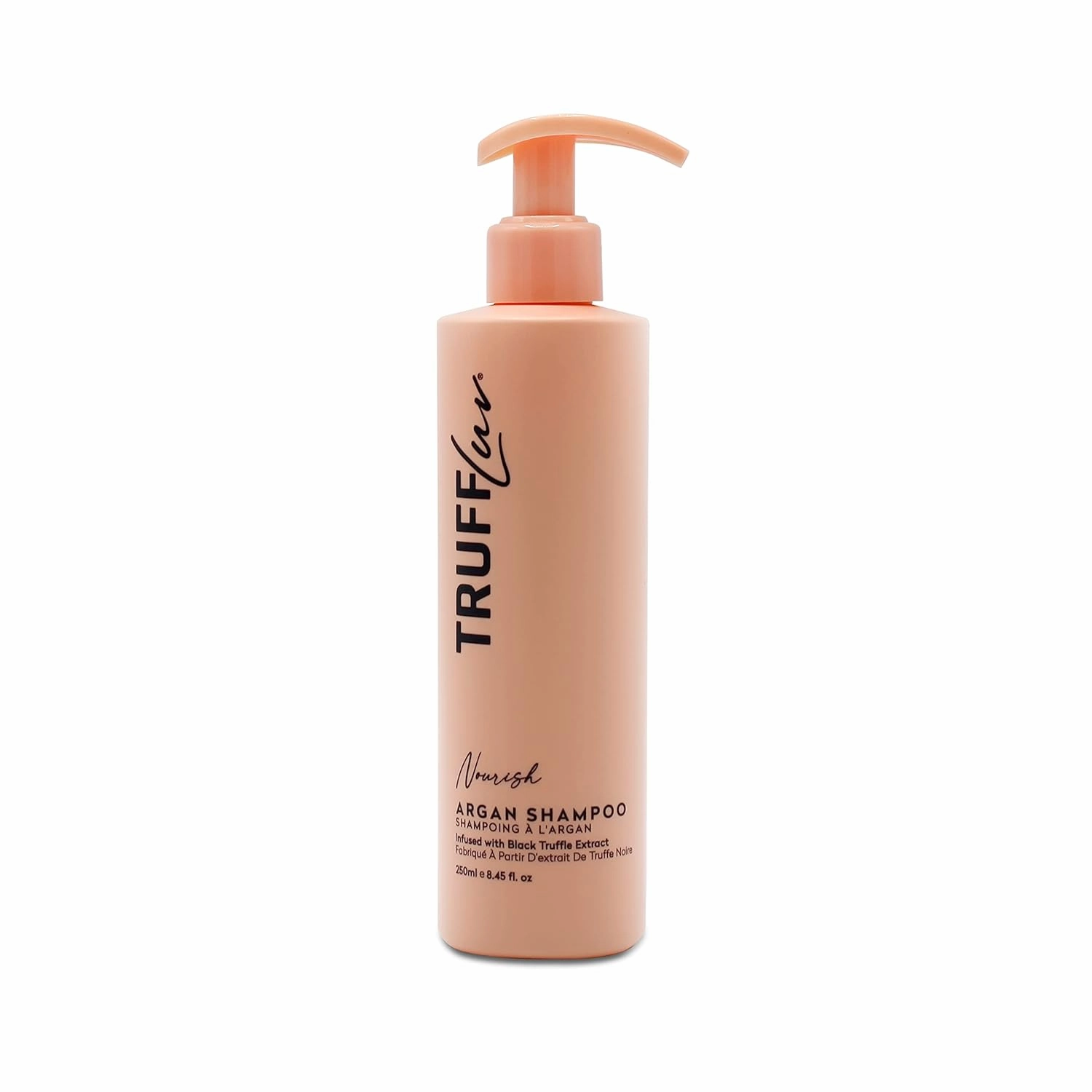 | Nourish Collection Argan Shampoo, Infused with Black Truffle Extract, Replenishing Shampoo, Deeply Hydrates, Nourishes & Soothes Hair and Scalp, Paraben Free, Sulfate Free, 8.45 Fl Oz