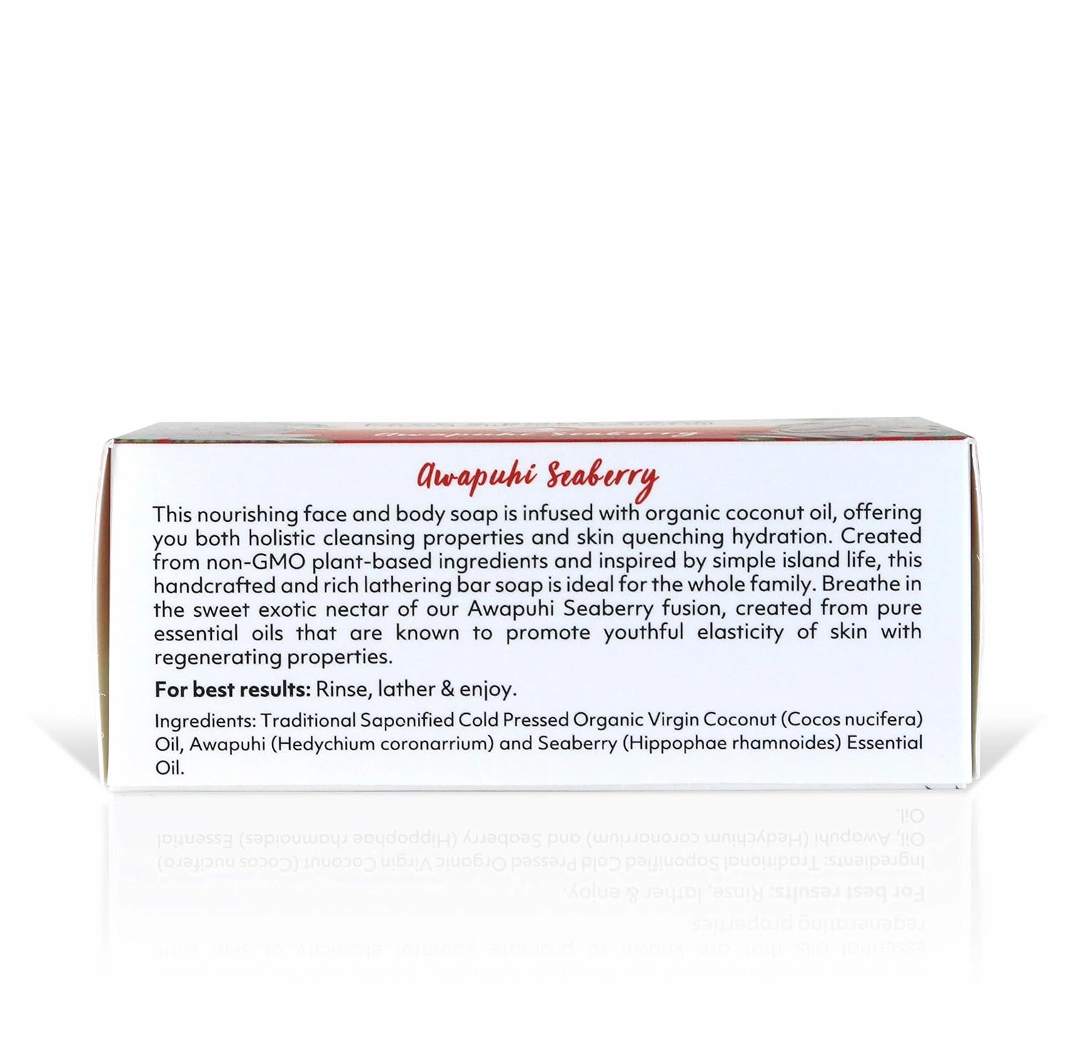 "Coco Fiji Soap Bar for Face and Body Infused With Organic Coconut Oil, Awapuhi Seaberry, Essential Oil, Natural Soap for Moisturizing & Pore Purifying Skin, 7 oz, Pack Of 2 "