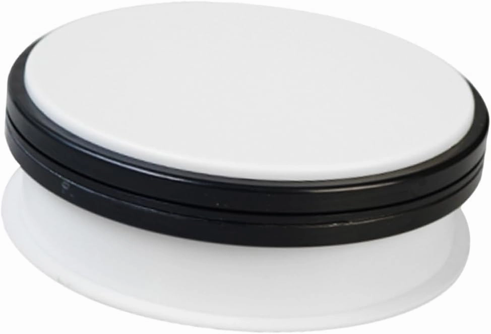 Abs Material Rotating Display Stand 5kg Capacity Mirror-like Surface for Jewelry Watch Digital Products