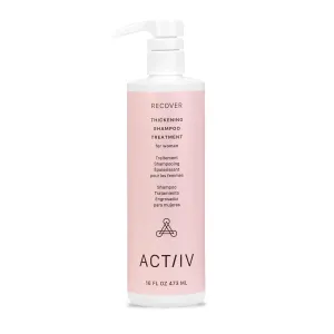 ACTIIV Recover Thickening Shampoo Treatment For Women | Supports the Appearance of Fuller, Healthier-Looking Hair, Supports Scalp Health, Plant-Based, Color-Safe, Vegan, All Hair Types