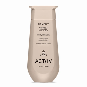 ACTIIV Remedy Dandruff Shampoo Treatment | Relieves Dryness & Flakes, Soothes Scalp Irritation, Supports Healthy Hair & Scalp, Plant-Based, Color-Safe, Vegan, All Hair Types, 7 oz
