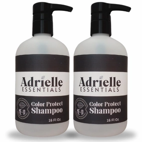 Adrielle Essentials Creamy Vanilla Hazelnut Scented Color Protect Hair Shampoo, 16 Oz (2 Pack)