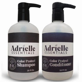 Adrielle Essentials Mauna Loa Sugar Scented Color Protect Hair Shampoo and Conditioner Set, 16 Oz Shampoo - 16 Oz Conditioner