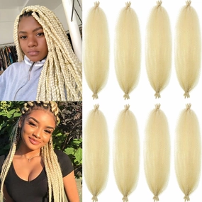 Afro Twist Hair 28 Inch 8 Packs, Springy Afro Twist Hair Pre Fluffed Spring Twist Hair Pre Stretched Wrapping Hair for Soft Locs Hair Extensions (8-613#)