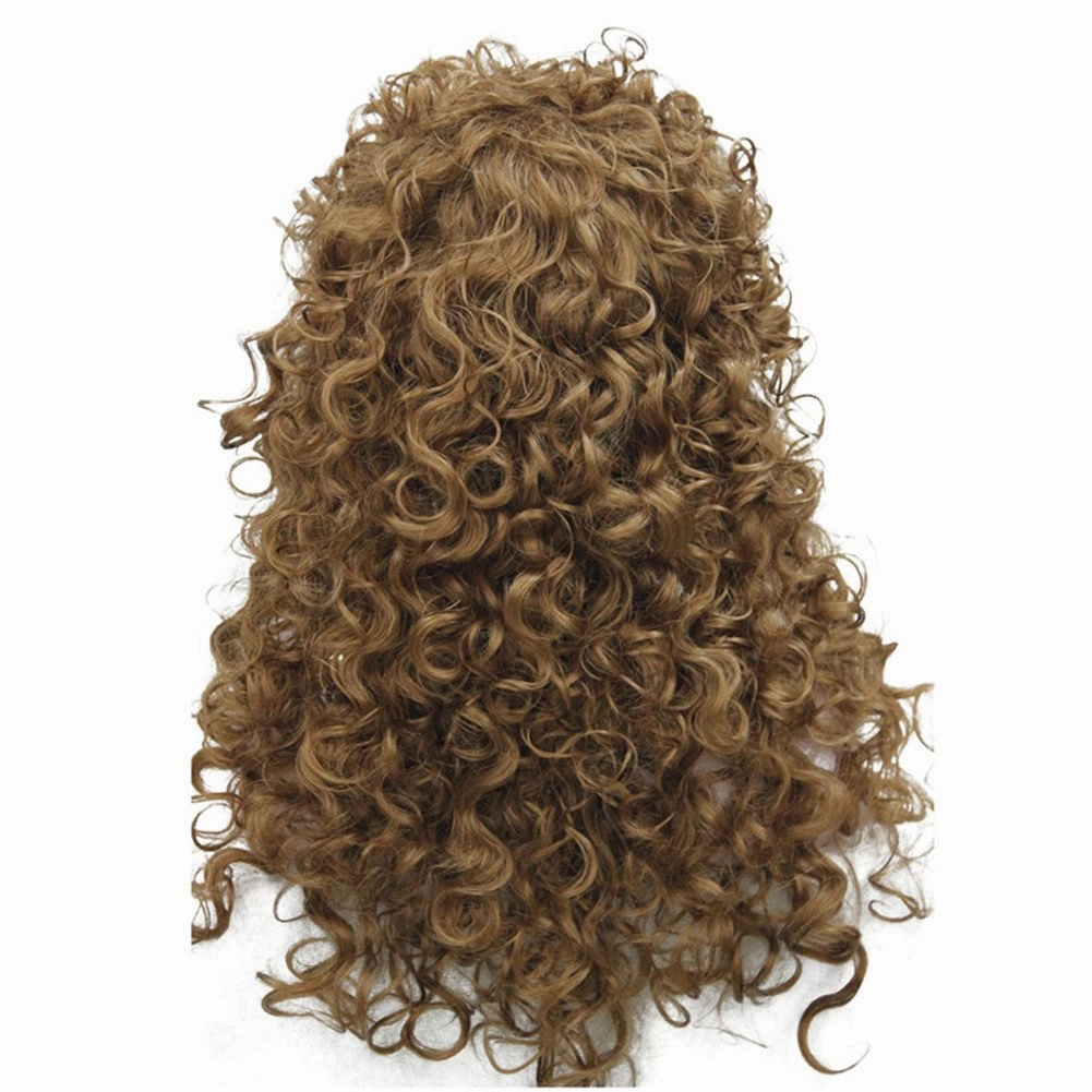 Aimole Synthetic Heat Resistant Hair Long Curly Wigs Cosplay Women Wig(27-Strawberry Blonde)