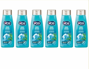 Alberto VO5 Ocean Refresh Shampoo with Sea Minerals, Revitalizing and Refreshing, Paraben & Silicone Free, 12.5 fl oz (Pack of 6)