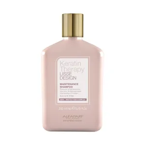 Alfaparf Milano Lisse Design Keratin Shampoo for Damaged Hair - Anti-Frizz - Maintains Brazilian Keratin Therapy - Smoothing, Straightening and Hydrating with Collagen (8.45 oz)