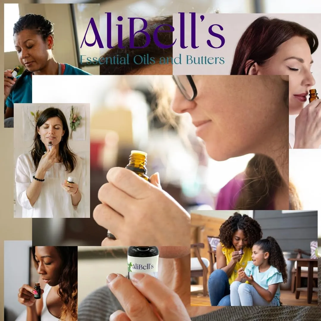 AliBell's- Essential Oils Eucalyptus - Essential Oils for Diffuser - 15 ml Undiluted Therapeutic Grade A Organic Concentrate, Multi-Purpose- Aromatherapy, Humidifier, Bath, Soap Making, Hair Care