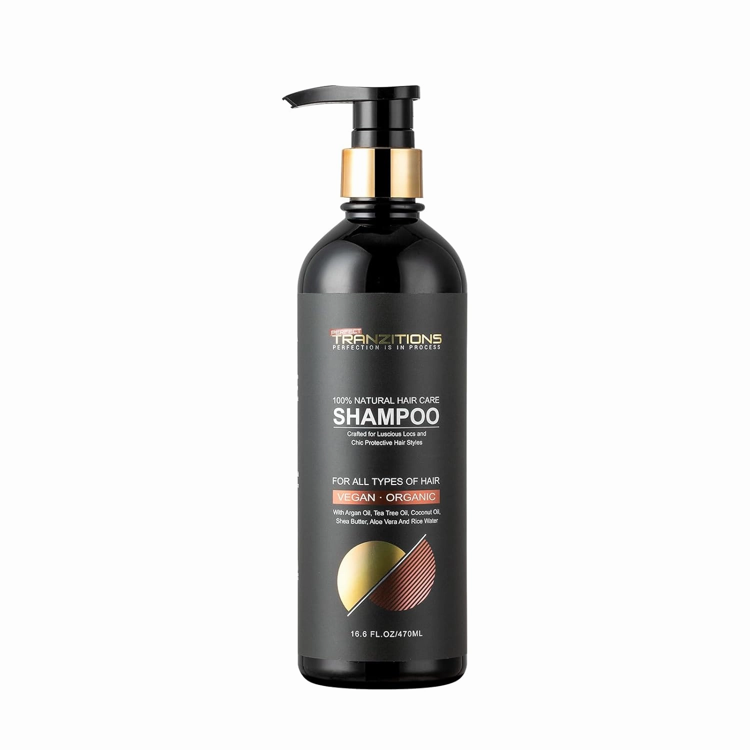 All Natural Shampoo For Dry Dames Hairs - Organic Shampoo with Argan, Tea Tree, Jojoba & Coconut Oil Non-Toxic Shampoo For Daily Use Free From SLS & Sulphur 16.6 Fl oz (470 ml)