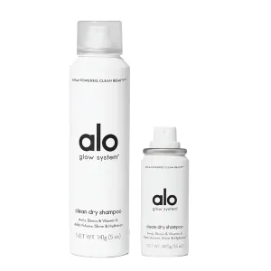 Alo Yoga Alo Restore and Refresh Dry Shampoo (5 Oz)   Travel Size (1.5 Oz) - Powerfully Lifting and PFA Free, Revives and Volumizes Hair - Set of 2