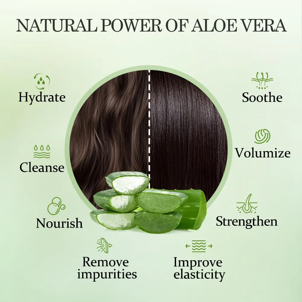 Aloderma Aloe Nourishing Shampoo Featuring Fresh, Organic Aloe Vera for Dry and Damaged Hair - Gently Cleanses and Moisturizes Dehydrated Hair for Soft, Healthy Hair - Alcohol, Paraben-Free - 16oz