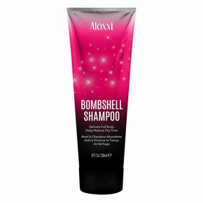 ALOXXI Bombshell Shampoo for All Hair Types, Reduces Drying Time, Adds Volume & Weightless Hydration, Protects Hair Color, Paraben & Sulfate Free, 8 Oz