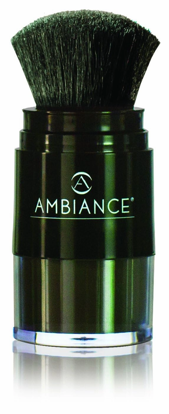 Ambiance Natural Dry Shampoo Powder Refill for Black Hair - Non Aerosol Travel Size Tinted Shampoo - Non Toxic, Benzene Free - Volumizing, Refreshes Oily Hair & Covers Roots Between Colorings