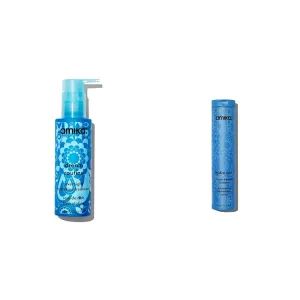 amika. dream routine overnight hydrating hair mask, 100ml hydro rush intense moisture shampoo with hyaluronic acid, 275ml
