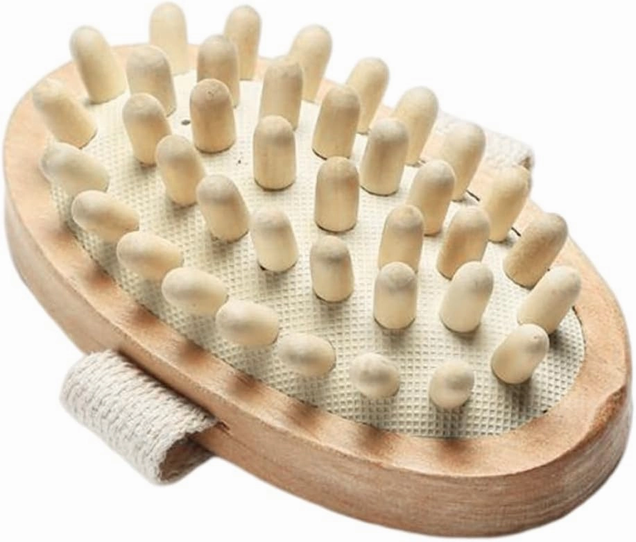 Anti Cellulite Massager Brush Wood Shower Body Slimming Brush Muscle Relax Scalp Massager Cellulite