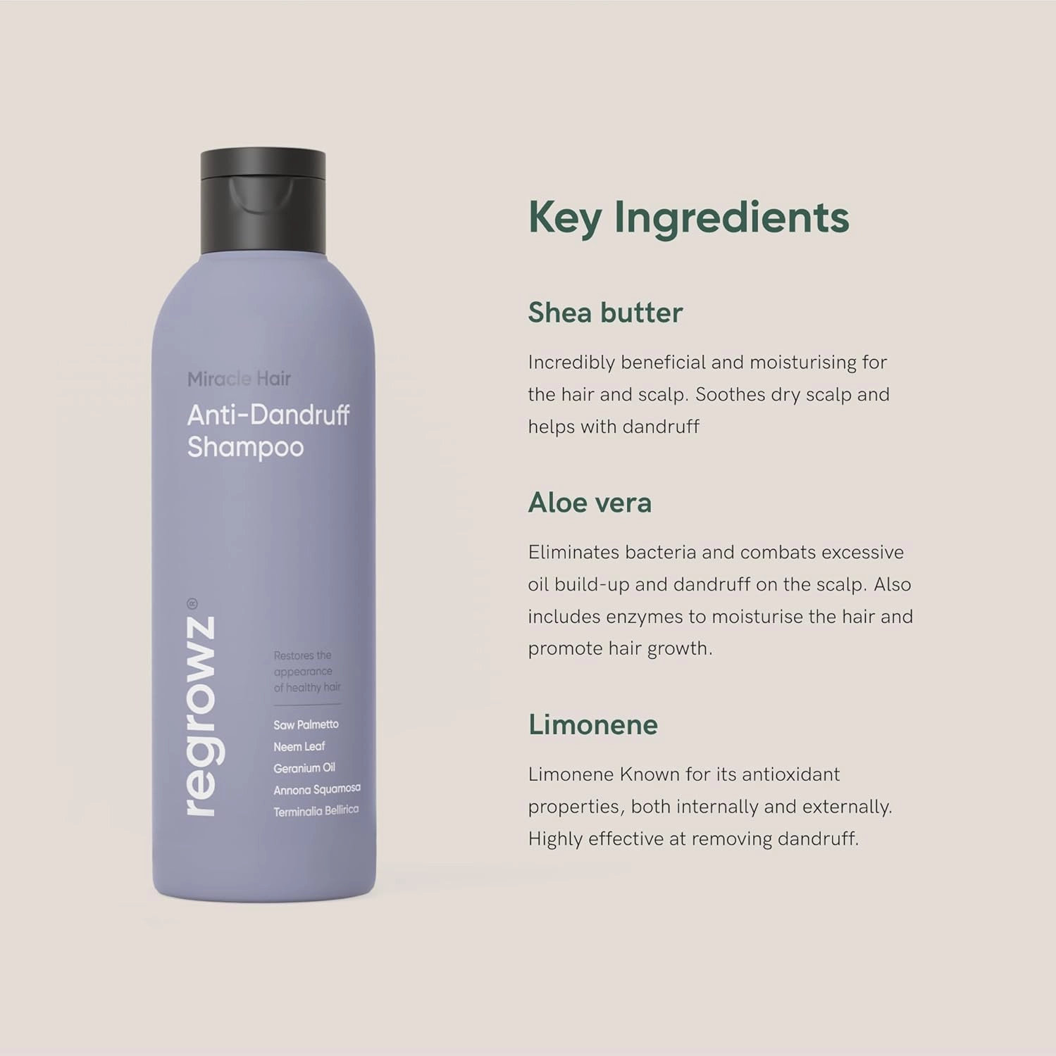 Anti Dandruff Shampoo 7.6fl oz - Pack of 2 - For Dry, Itchy Scalp - Itch Relief Treatment & Removes Flakes - Moisturises for Healthy Vibrant Hair