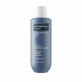 Anti Hair Fall Shampoo | 5x Hair Fall Control & Growth|Contains Biotin Adenosine, & Peptides | Rosemary, Rice Water, Hyaluronic Acid | For All Hair Types | For Women & Men | 250ml