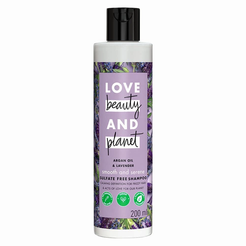 Argan Oil and Lavender Shampoo for Dry & Frizzy hair | Sulfate Free, 200ml