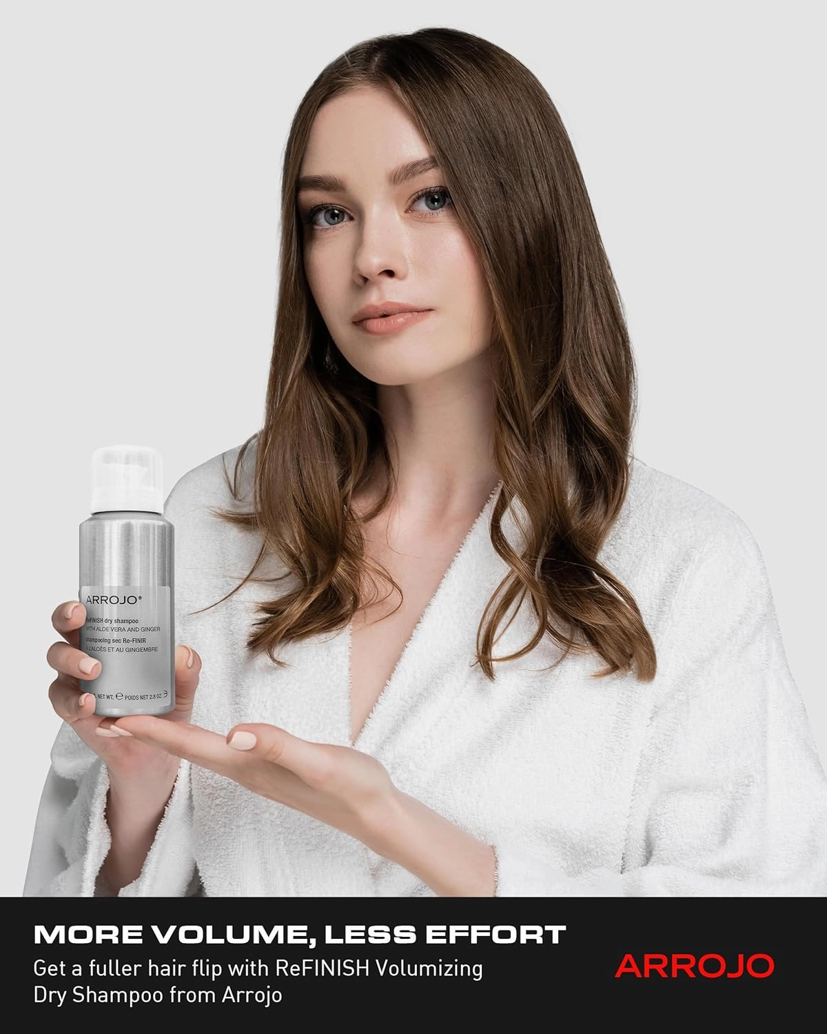 Arrojo ReFINISH Dry Shampoo – Sulfate-Free, Paraben-Free Volumizing Dry Shampoo Spray for Men & Women - Absorbs Oil & Buildup