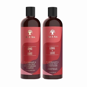 As I Am Long & Luxe Strengthening Shampoo   Conditioner 12oz Duo