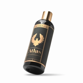 Atlas Daily Cleansing Shampoo for Men, Deeply Rehydrates and Nourishes All Hair Types, Removes Build Up, Softens & Strenghtens Hair Follacles, 10.1fl ounces (300ml)
