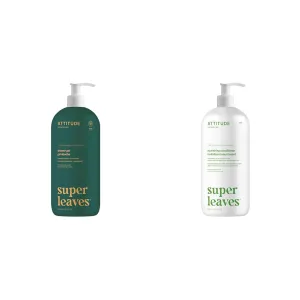 ATTITUDE Body Wash, EWG Verified, Dermatologically Tested, Plant and Mineral-Based & Nourishing Hair Conditioner, Dermatologically Tested, Plant- and Mineral-Based