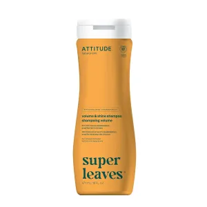 ATTITUDE Volume and Shine Hair Shampoo, EWG Verified, For Thin Hair, Naturally Derived Ingredients, Vegan and Plant Based, Soy Protein And Cranberries, 16 Fl Oz