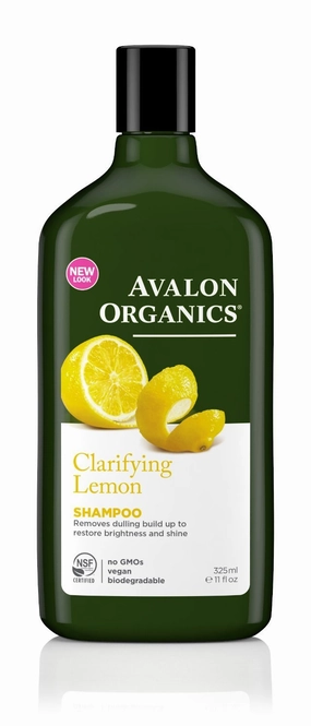 Avalon Organics Clarifying Shampoo, Lemon 11 oz (Pack of 10)
