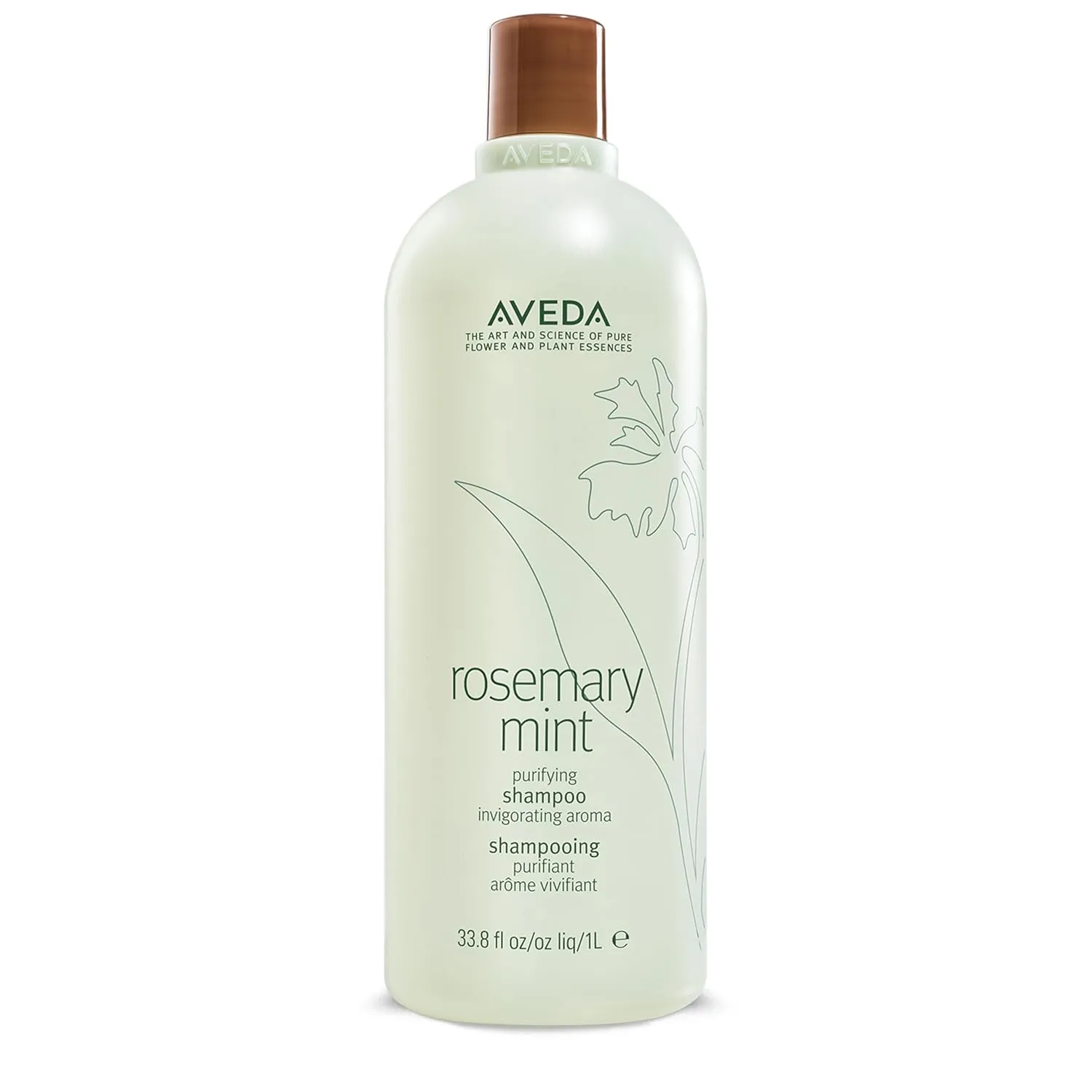 Aveda Rosemary Mint Purifying Shampoo | Clarifying Shampoo | Adds Shine | for Normal to Oily Hair, Fine to Medium Hair Types | 97% Naturally Derived*