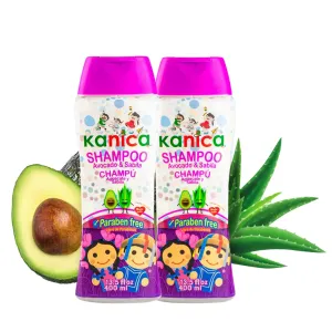 Avocado & Aloe Vera -Kids Shampoo - Paraben-Free Hair Shampoo - Cruelty-Free Gentle Shampoo Hair Care for Deep Clean & Detangle Ingredients for Hydrated, Shiny Hair - 13.5 fl oz