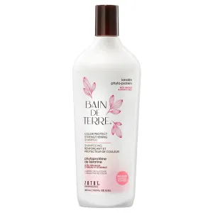 Bain de Terre Keratin Phyto-Protein Color Protect Strengthening Shampoo, Color-Safe Strengthening for Weak & Damaged Hair, Sulfate-Free, Paraben-Free