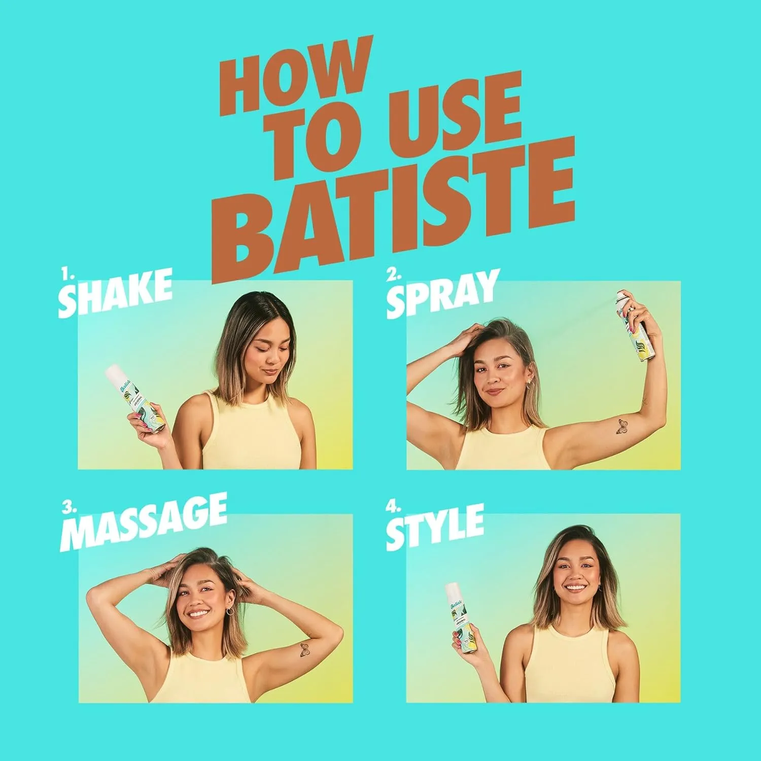 Batiste 3 Piece Dry Shampoo Set, Original