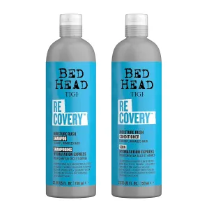 Bed Head by TIGI Moisturizing Shampoo and Conditioner Set for Dry Hair, Recovery Hair Care with Prickly Pear Cactus Extract, Citrus Scented, 25.36 fl oz, 2 Pack