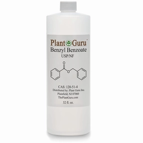 Benzyl Benzoate USP Grade Liquid 32 fl. oz. - Great for Fragrance/Aroma Compounds, Cosmetics, Hair & Scalp Products.