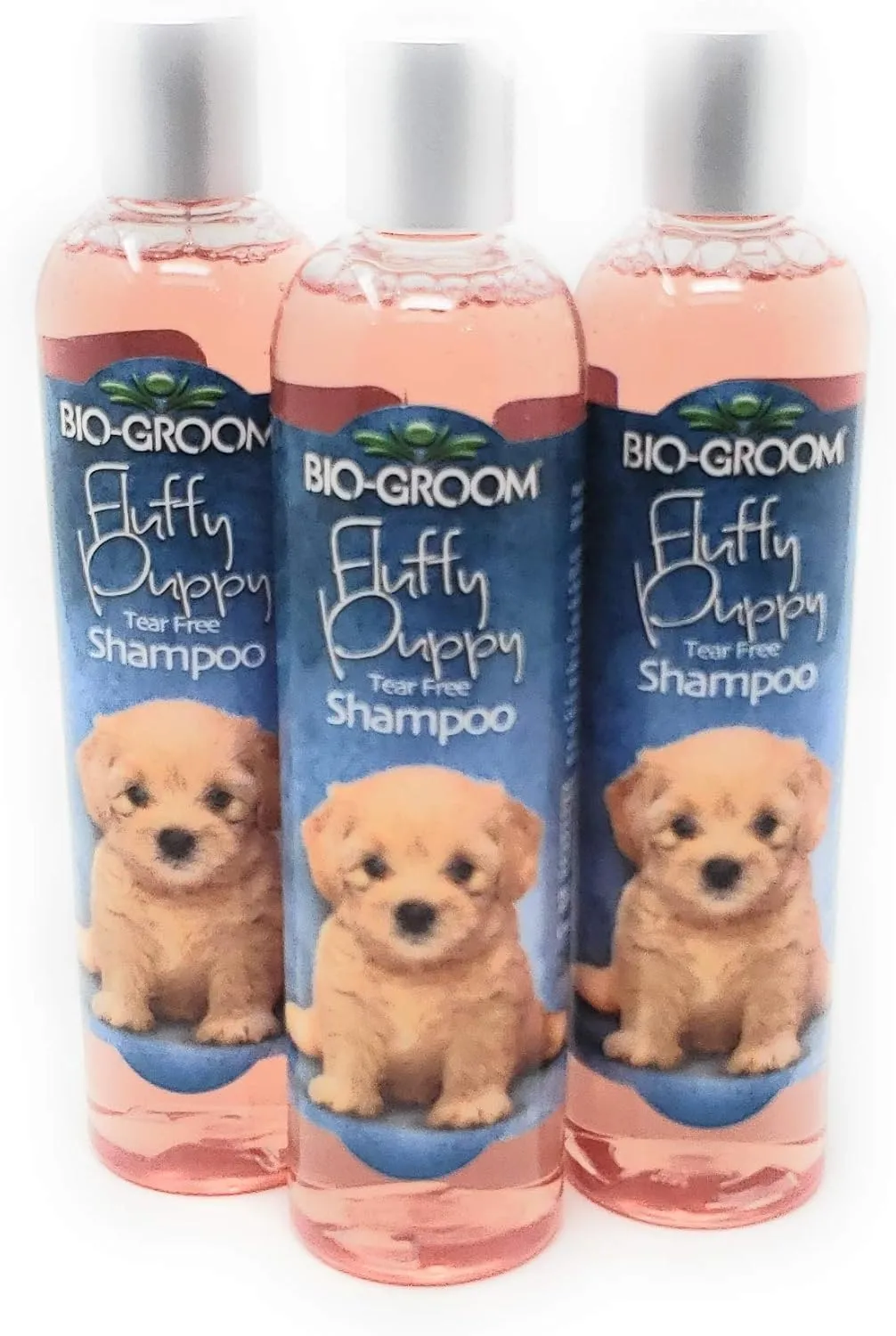 Bio-Groom Fluffy Puppy Tear-Free Shampoo – Dog Bathing Supplies, Puppy Shampoo, Cat & Dog Grooming Supplies for Sensitive Skin, Cruelty-Free, Made in USA, Tearless Dog Products – 12 fl oz 3-Pack