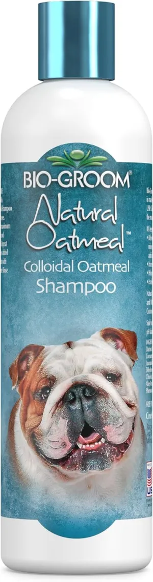 Bio-Groom Oatmeal Dog Shampoo – for Allergies and Itching, Cruelty-Free, Dog Bathing Supplies, Puppy Shampoo for Sensitive Skin, Made in USA, Anti-Itch Dog Products – 12 fl oz 1-Pack